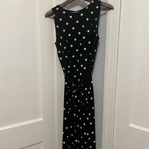 Anne Klein Black and White Sleeveless Sheath Dress